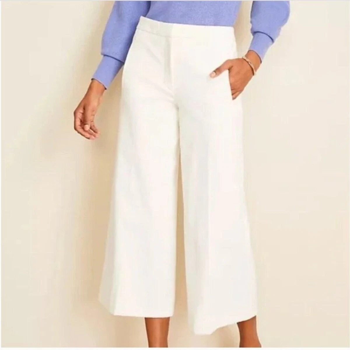 Pantalon Boyfriend Beige Ann Taylor Taille 12 - Neuf Avec étiquettes