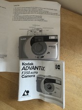 Kodak Advantix F350 APS Film Camera with Original Manual – Vintage Retro