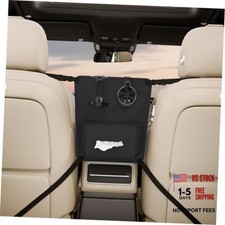Car Pocket Handbag Holder,Pu Leather Seat Back Organizers Bag,Purse Black