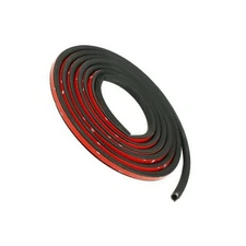 4M Adhesive Car D Type Rubber Edge Seal Hollow Door Weather Strip Sealings E