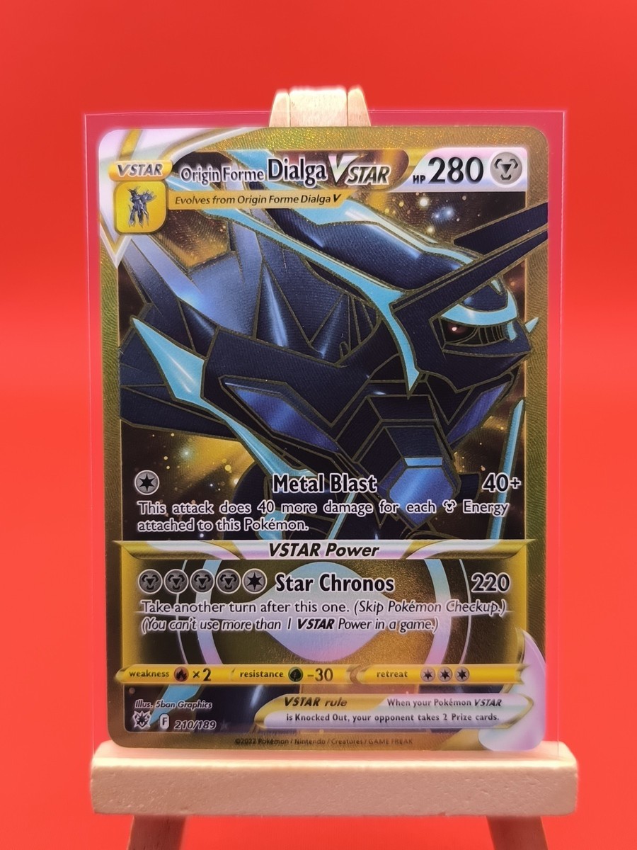 Origin Forme Dialga VSTAR 210/189 Astral Radiance Gold Secret Rare