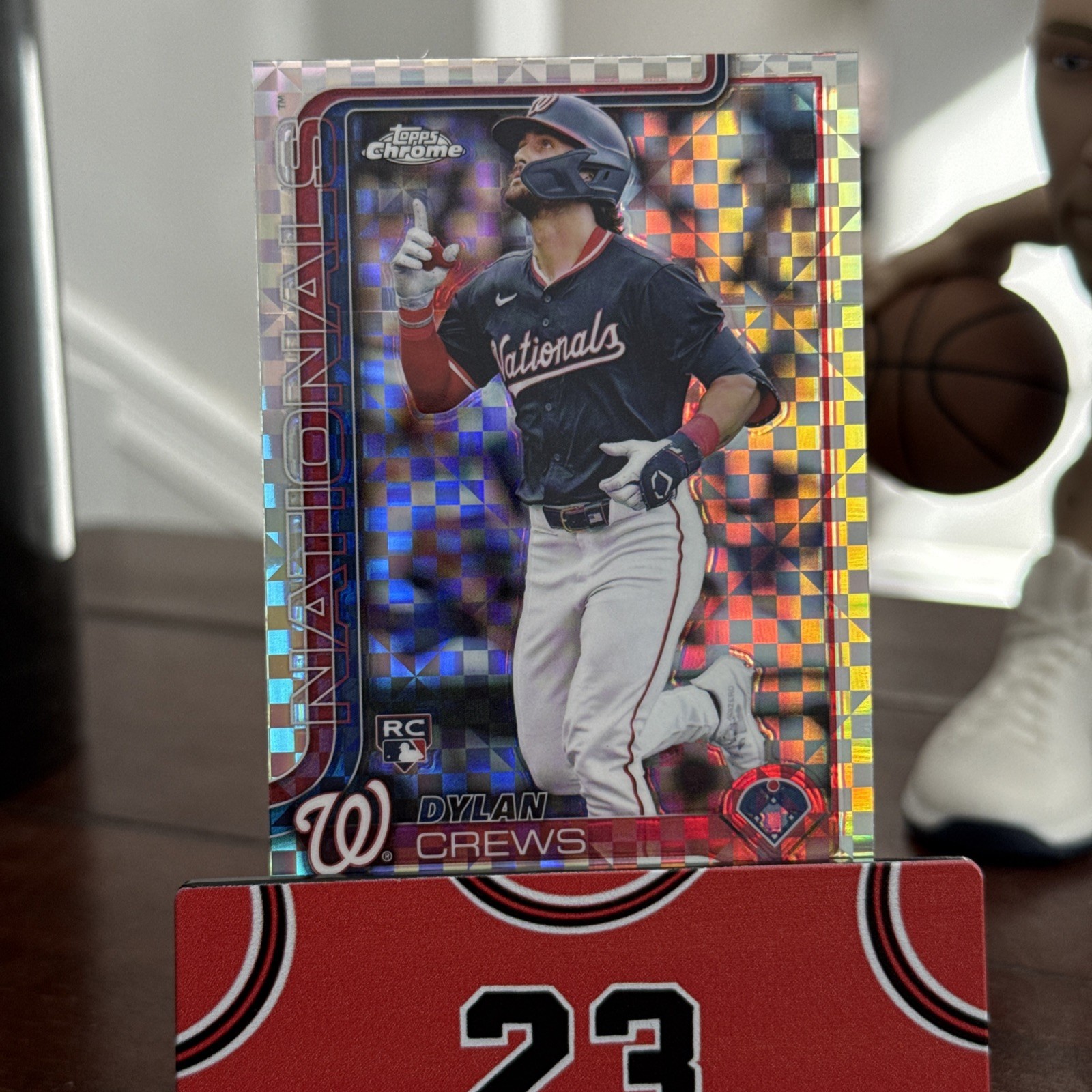 2025 Topps Chrome - Dylan Crews #146 X-Fractor (RC)