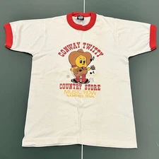 VTG Screen Stars Best S Conway Twitty Country Store T Shirt 