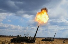 1/72 Russian 2S4 "Tyulpan" Self-Propelled Mortar Movable Barrel Finished Model