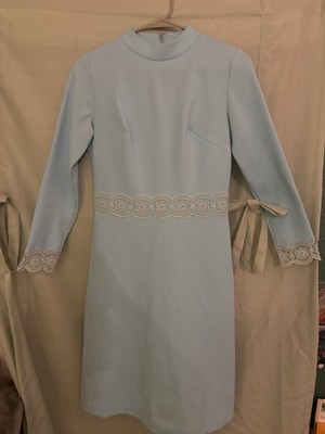 Baby Blue Vintage Dress 60s / Jackie Kennedy Style / Party Dress / Retro |  eBay