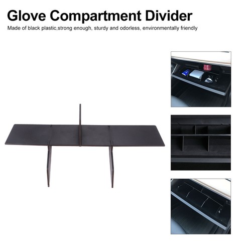  Car Compartment Organizer Center Console Passenger Storage Tray Glove - Zdjęcie 12 z 12