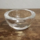 Vintage Steuben Glass Heavy Thick Small Bowl Ashtray Votive 4x2" Signed