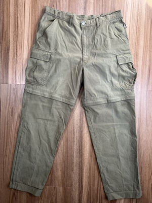 #ad REI Convertible Cargo Pants to Shorts Men 38 Nylon Cotton Hiking Activewear $21.95