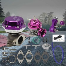 Purple 38mm Turbo Charger External 2 Bolt Wastegateboost Controller Rs Bov Kit