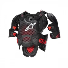 Alpinestars A-10 V2 Full Chest Protector ultra-lightweight Anthracite Black Red
