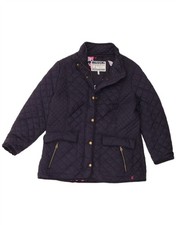 Joules Womens Quilted Jacket UK 18 XL  Navy Blue Polyamide BQ27