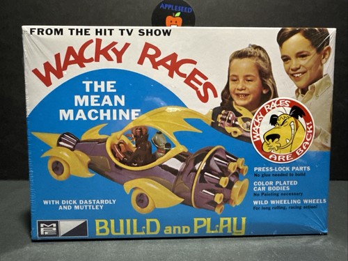 1:25 Wacky Races: Mean Machine Figures Snap MPC Model Kit Dick Dastardly Muttley - 第 1/2 張圖片