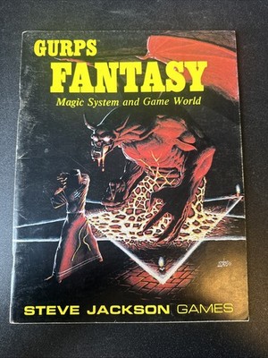 GURPS Fantasy Magic System And Game World SJG00995 6001 RPG 1st Edition 1986