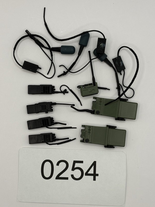 1/6 Scale - Assortment of Walkie Talkies, Radios and Parts - AS IS - Set 0254