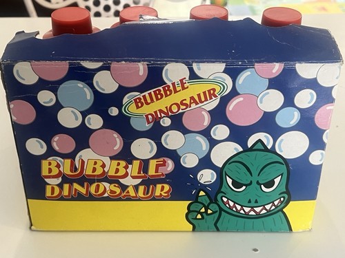 VINTAGE Godzilla Dinosaur Bubbles NOS 8 Full Bottles Store Display Box Rare 80s - Picture 9 of 18