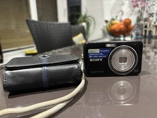 Sony Cyber-shot DSC-W310 Digital Camera + Original Leather Case Black