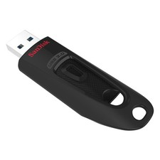 SanDisk 64GB Ultra USB Flash Drive USB 3.0 Up to 130 MB/s Read, Black, Pack of