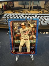 ALAN RODEN 2025 Topps Chrome Update #USC41 BLUE WAVE REFRACTOR /150  RC TWINS