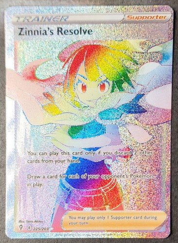 Zinnia's Resolve (Secret) 225/203 LP - Pokemon SWSH07: Evolving Skies (670)
