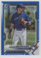 2021 Bowman Chrome Prospects Mega Box Blue Mojo Refractor Jordan Groshans rf2
