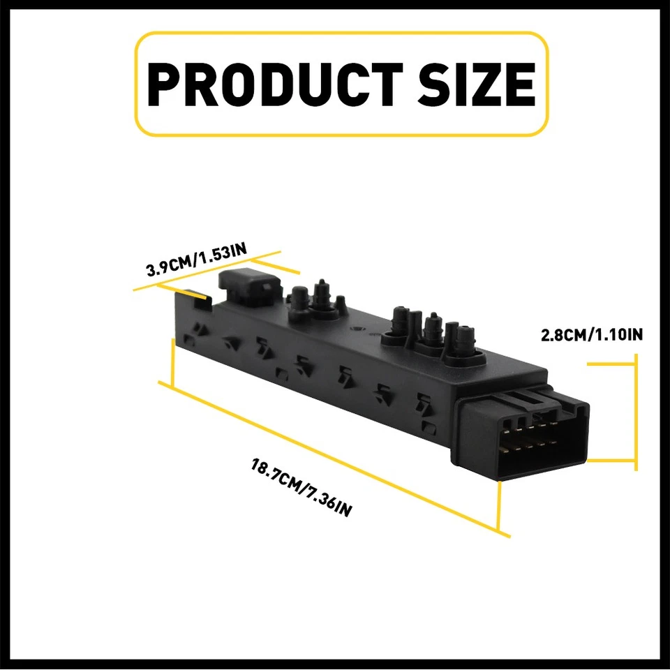 2SET For Ford Flex Power Seat Adjustment Control Switch Front Left Right Side - Image 4 of 4