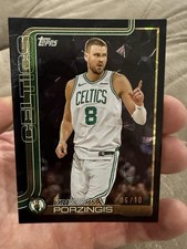 2025 Topps Basketball Kristaps Porzingis Black 8/10 Foil  Flagship #3 Celtics🔥