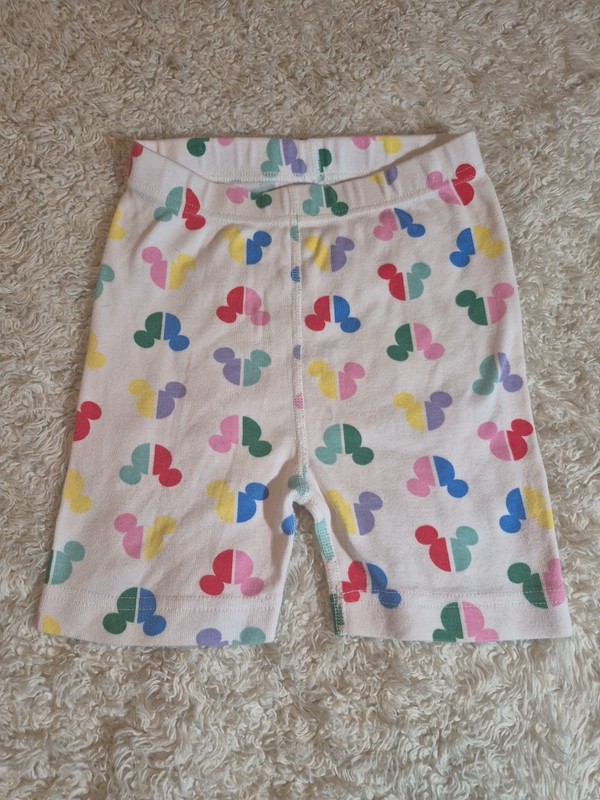 Hanna Andersson Mickey Mouse Pajama Bottoms 6/7 Disney Collection Sleep Shorts