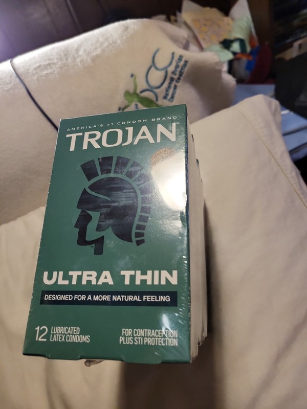 Trojan Ultra Thin Lubricated Condoms, NIB, 4 Boxes