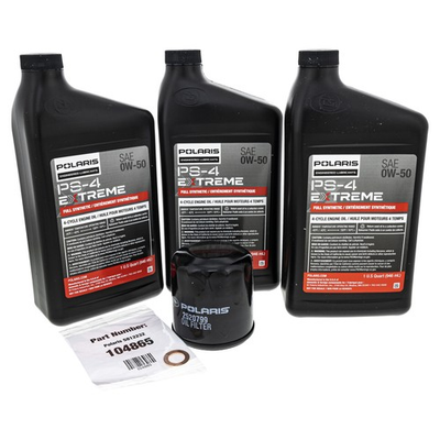 #ad Polaris 2890058 Extreme Duty Oil Change Kit Full Synthetic RZR XP Turbo XP 4 $79.99