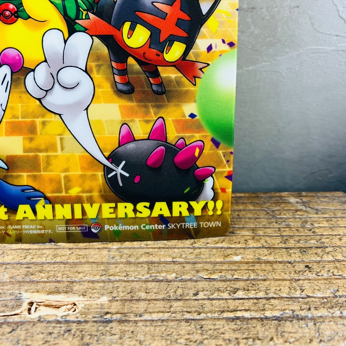 未開封 未使用 pokemon center 1st Anniversary Pokemon Center Singapore Exclusive 1st Anniversary Pokemon
