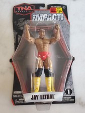 Jay Lethal TNA Impact Wrestling Series 1 Action Figure New Wrestler 2010 Jakks