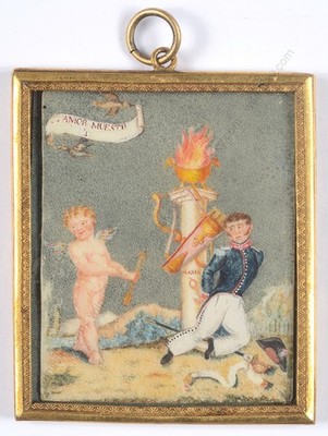 ''Amor Muestre'', Spanish miniature, 1823/30