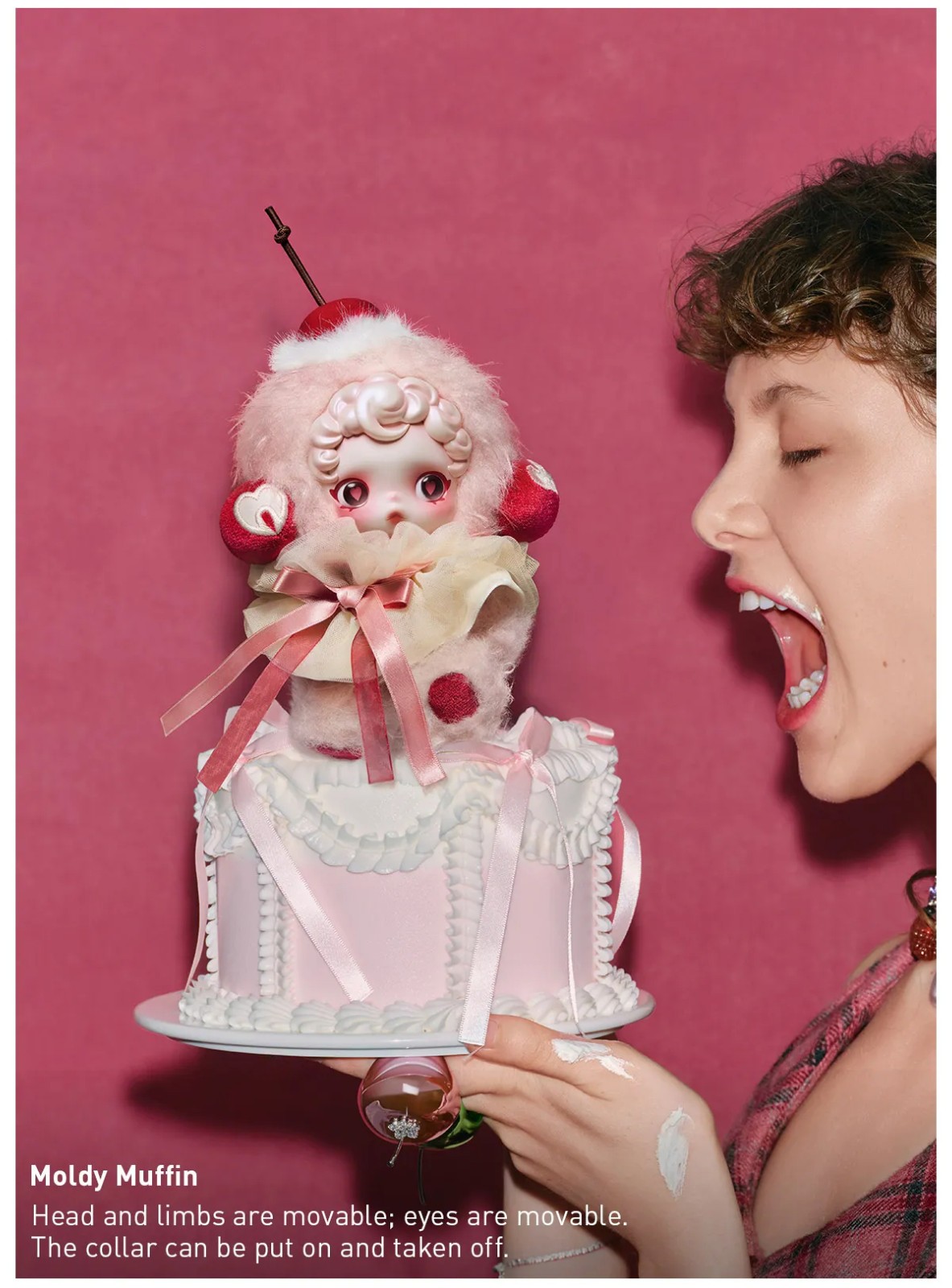 POP MART x Skullpanda You Found Me Series Plush Doll Pendant - Moldy Muffin