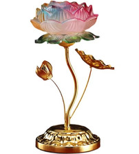Colorful Lotus Lamp Household Plug-in Lamp Buddha Hall Worship Buddhist Supplie