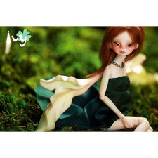 BJD Doll 1/8 19.5cm Girl ivy Naked Resin Ball Jointed Doll w/ Wings No Makeup