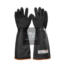 HARDY Long Cuff Sandblasting Gloves Rubber Coated – (1 Pair)