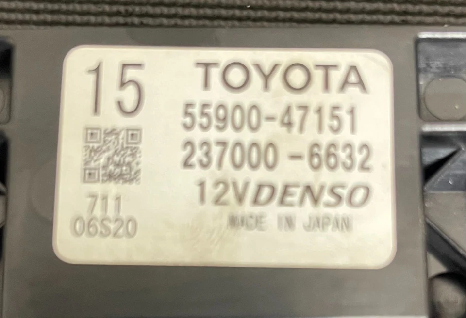 15 16 17 18 TOYOTA PRIUS V AC CALENTADOR TEMPERATURA CLIMATIZADOR 55900 47151 OEM Foto 4 de 4