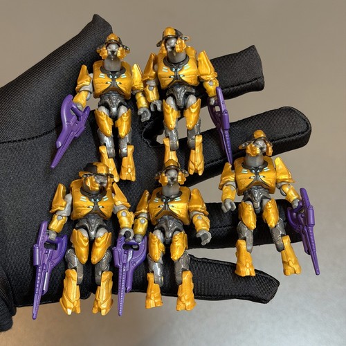 5 MEGA CONSTRUX COVENANT ELITE ZEALOT THEL 'VADAMEE HXL07 Character HALO 2 toy