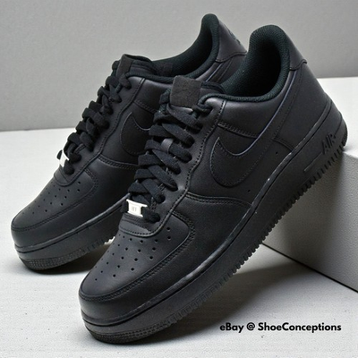 #ad Nike Air Force 1 #x27;07 Shoes Triple Black CW2288 001 Men#x27;s Sizes NEW $104.88