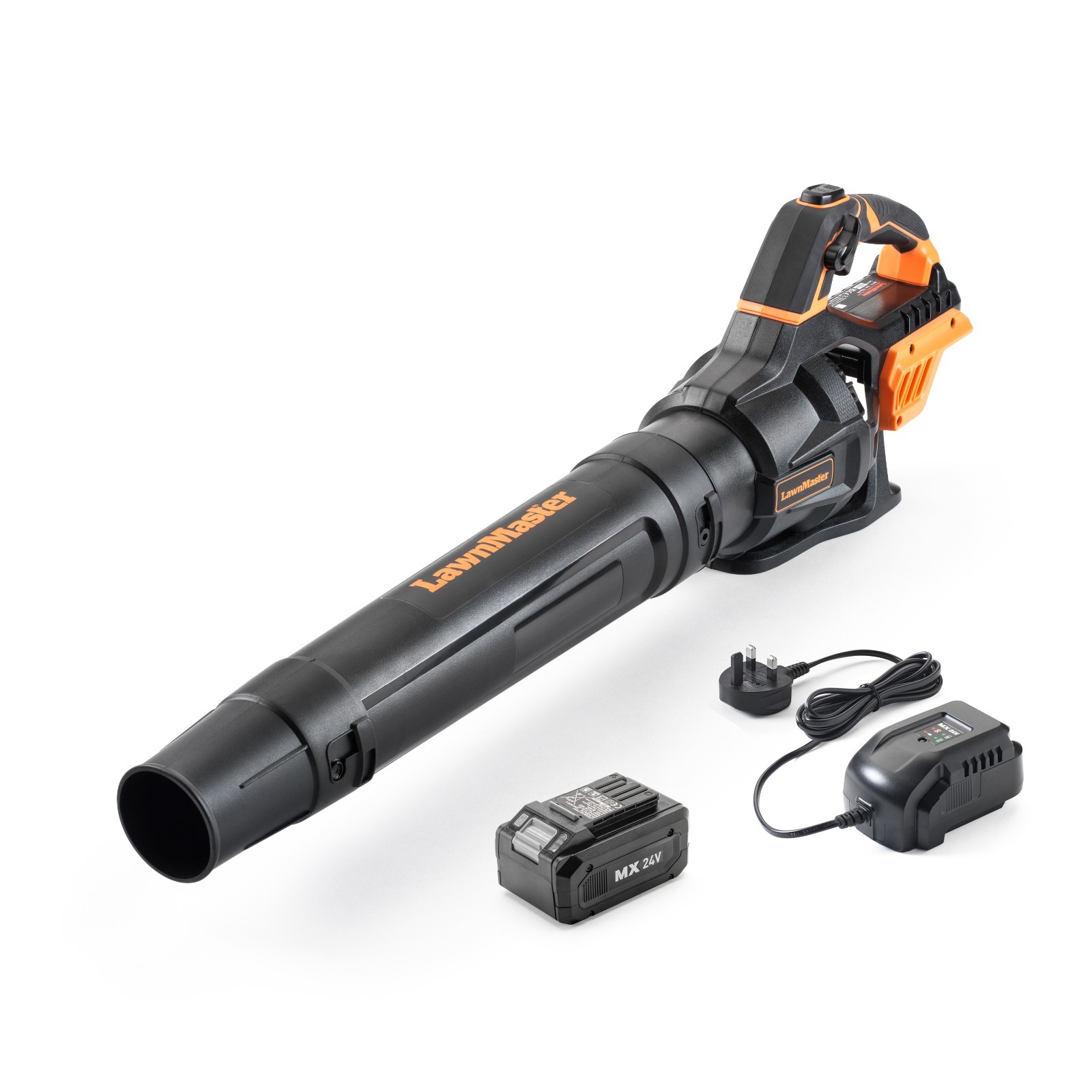 LawnMaster Cordless 24V Axial Leaf Blower - Powerful Blower with MX 24V Battery