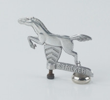 Alte Schutzblechfigur „Stricker“ – Fahrrad/Moped – Schutzblechreiter