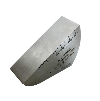 Ultrasonic Flaw Detector Standard Test Blocks with 25mm Thick EN27963 DIN54-120