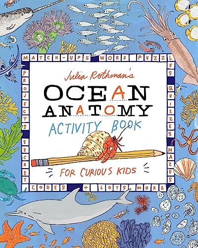 Julia Rothman's Ocean Anatomy Activity Book: Match-Ups, Word Puzzles, Quizzes, - Image 2