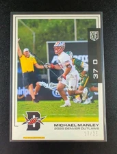 Mike Manley 2025 Premier Lacrosse League Flagship PLL Black Parallel #17 /25