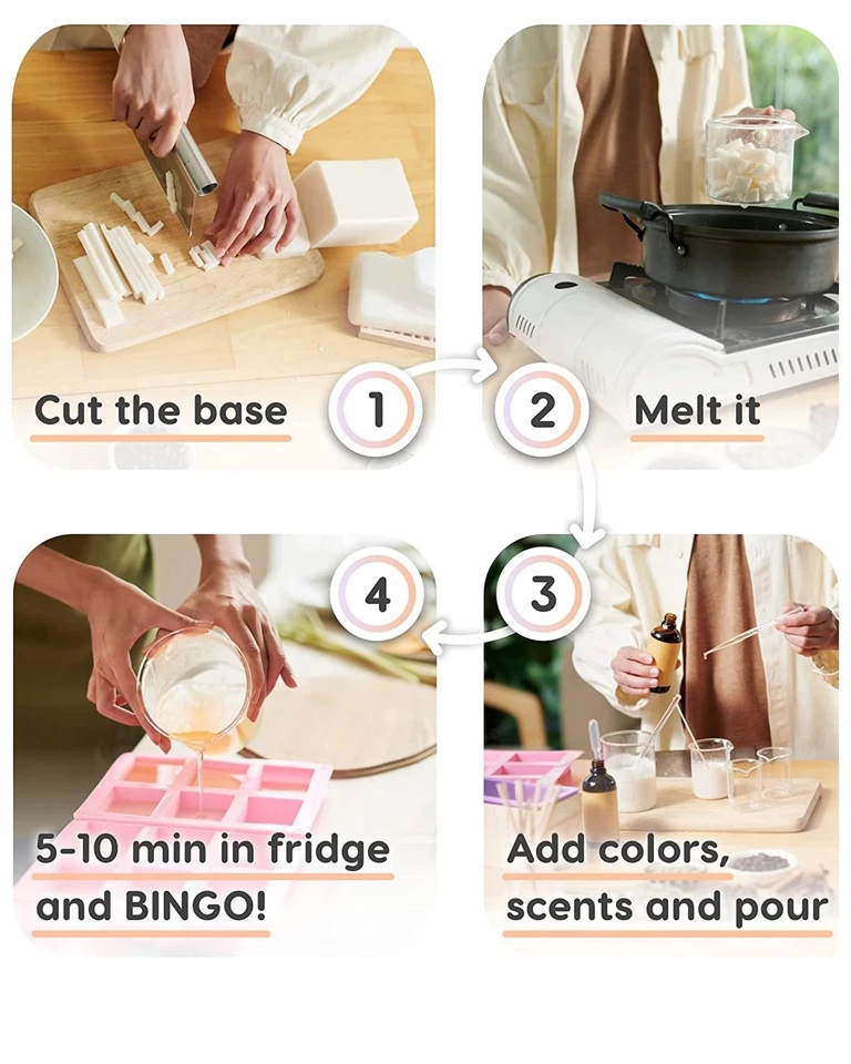 Honey Soap Base Melt and Pour 5 lb – SLS Free – Organic Melt and Pour Soap Ba... - Image 4 of 4