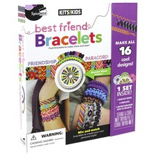 SpiceBox Friendship Bracelet Making Kit for Girls, Kids Best Friend DIY Stri...