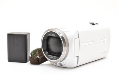 Panasonic HC-V360M-W White Full HD Camcorder 90x Zoom Tested from