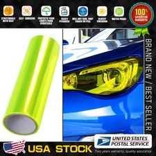 Premium Glossy Headlight Taillight Fog Light Vinyl Sticker Tint Film Tail Light