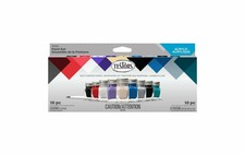 Testors Acrylic Paint Set Auto Truck 9 Colors W Brush 281236 Model Car New