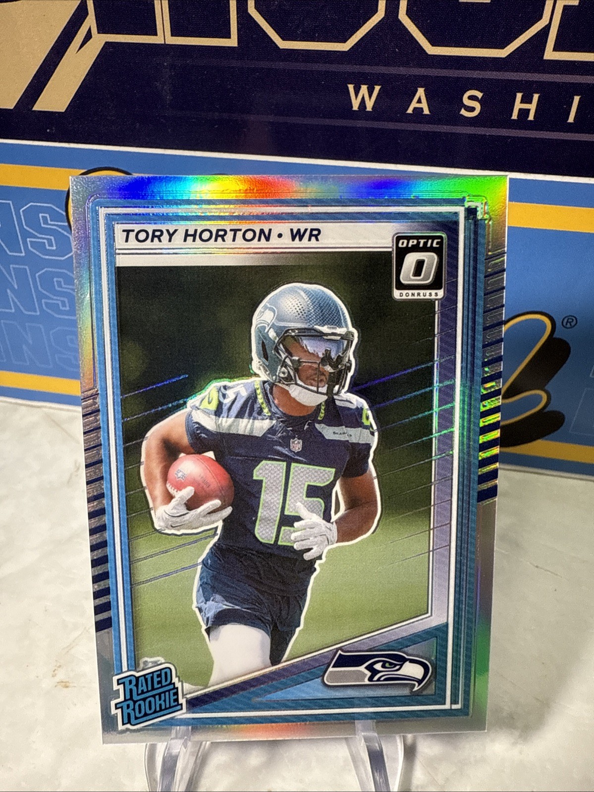 2025 Donruss Tory Horton Optic Holo Preview (RC) #388 Seattle Seahawks!